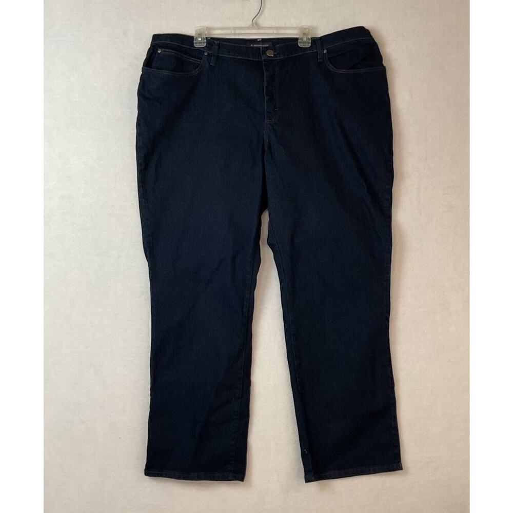 Lee Platinum Label Jeans Womens 24W Blue Denim Relaxed Fit‎ Straight Leg